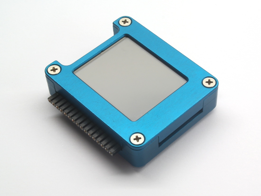 MicroPython housing for LCD160CR, blue